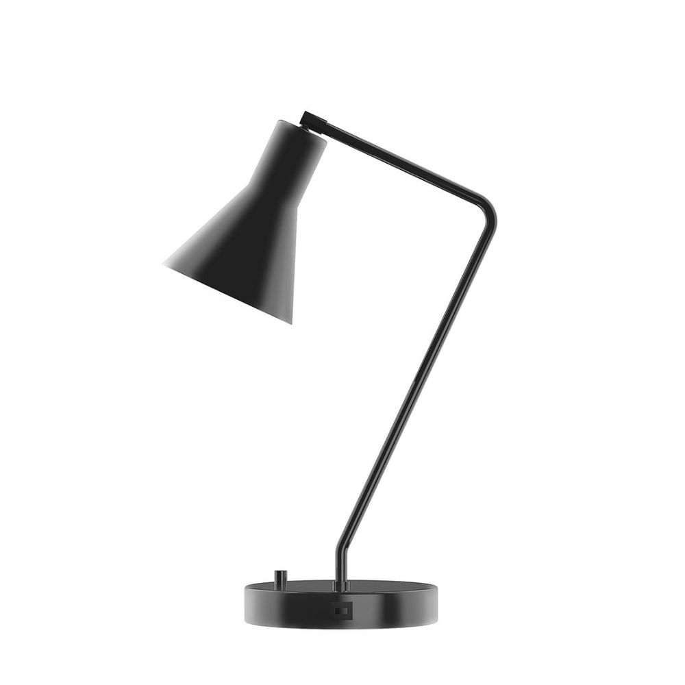 Montclair Lightworks TLD436-41 21" J-Series Table Lamp Black Finish